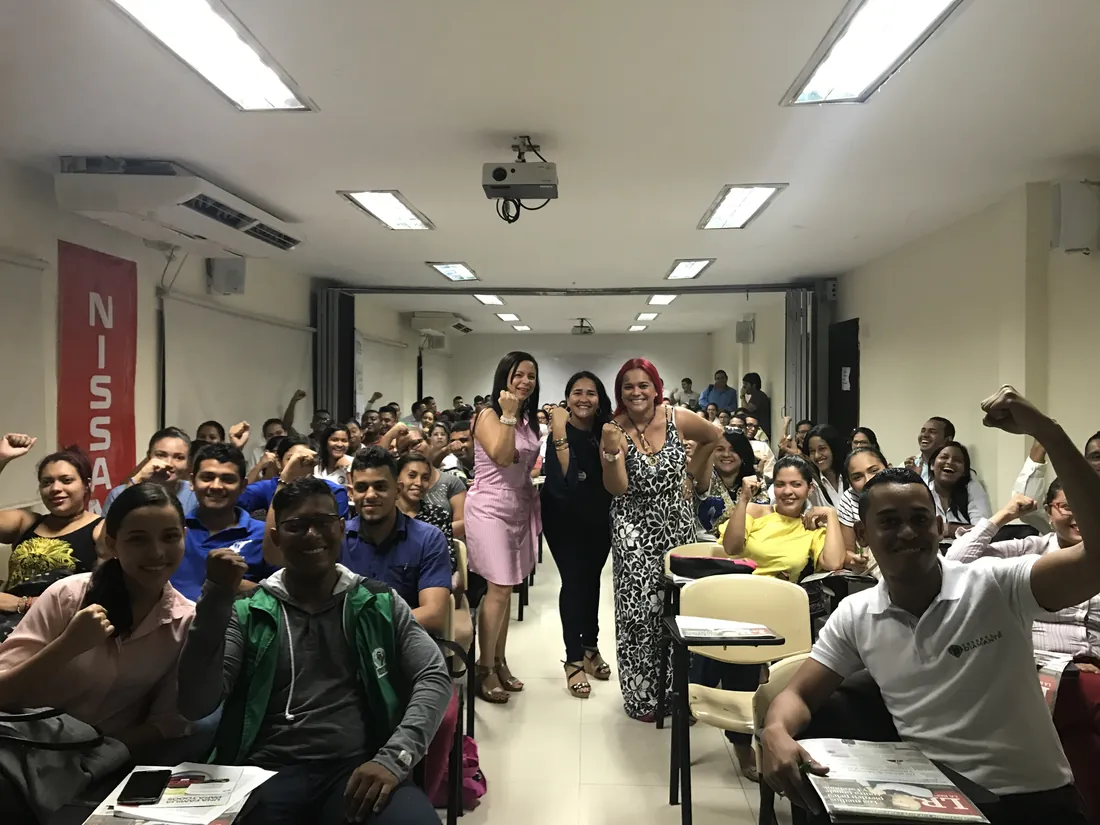 Working session with a group of business owners