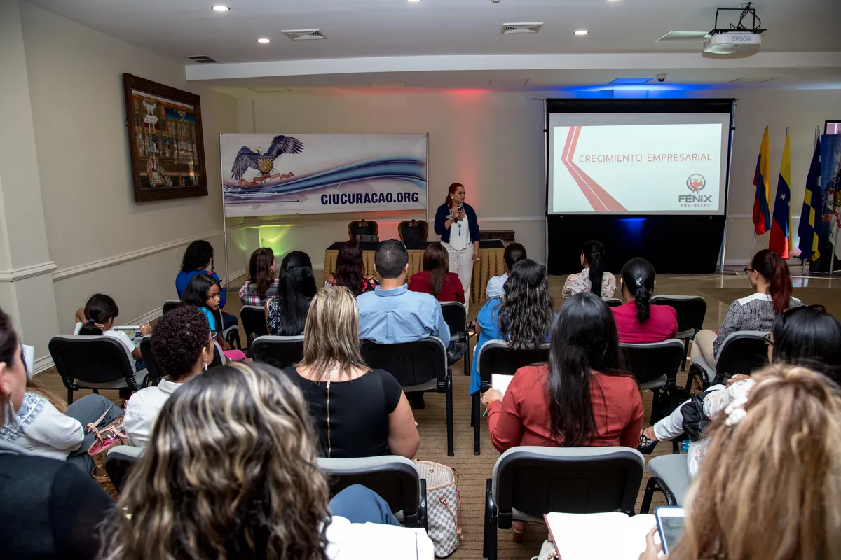Audience at one of the talks